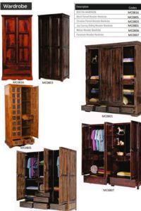 wood wardrobe